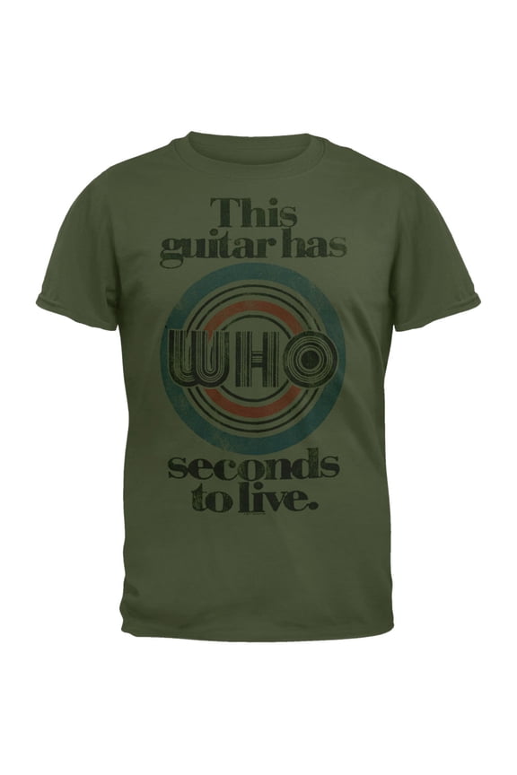 Men's Guitar Has Seconds To Live Soft Short Sleeve T Shirt