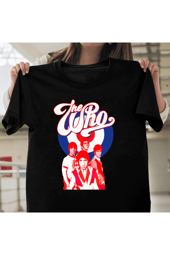 The Who Rock Band Mod Icon Target Logo Pete Townshend Roger Daltrey Art V41379 Unisex T-Shirt, Size Up to 5XL