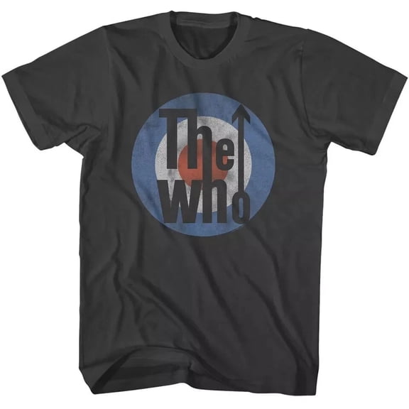 The Who Target Logo Black T-Shirt Unisex Fan Gift S-5XL