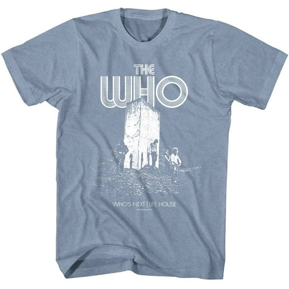 The Who - Whos Next Life House - American Classics Adult Short Sleeve Heather T-Shirt