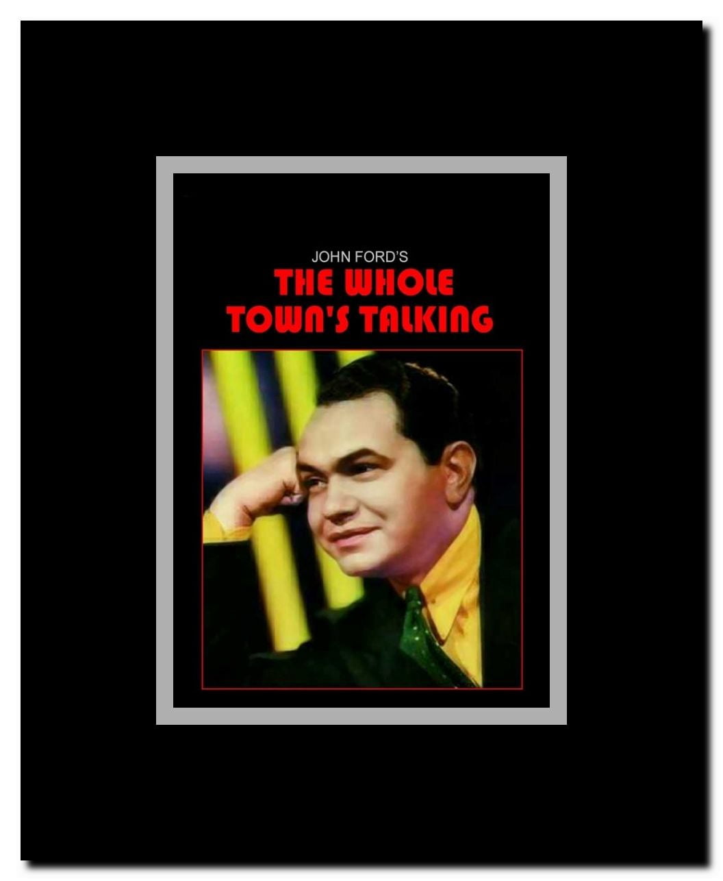 The Whole Town's Talking Framed Movie Poster