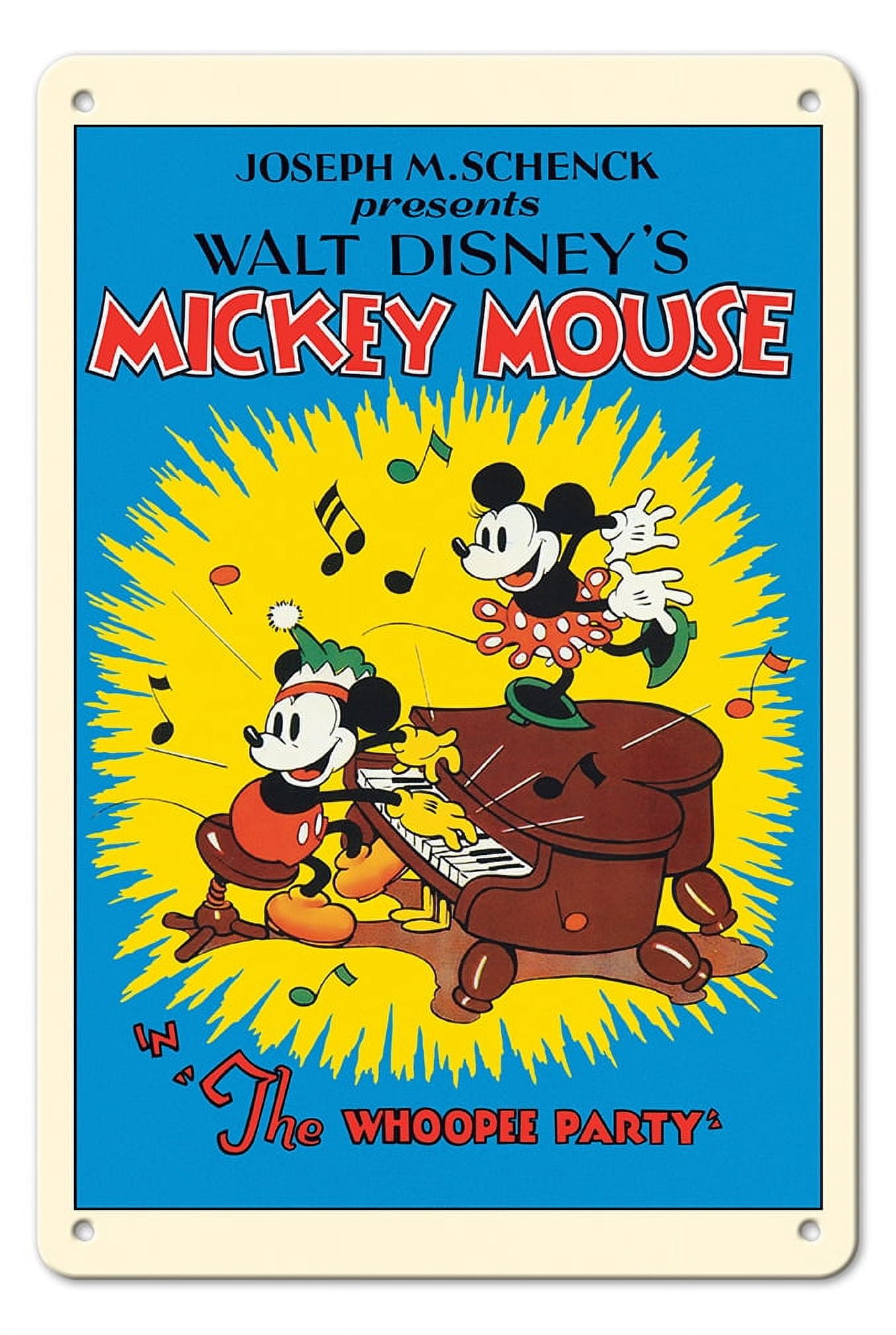 ミッキーマウス “WHOOPEE PARTY” シルクスクリーン・ビンテージ ミッキーマウス “WHOOPEE PARTY” シルクスクリーン・ビンテージ