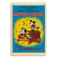 thumbnail image 1 of The Whoopee Party - Starring Mickey Mouse Minnie Mouse - Vintage Film Movie Poster c.1932 - 8 x 12 inch Vintage Wood Art Sign, 1 of 4