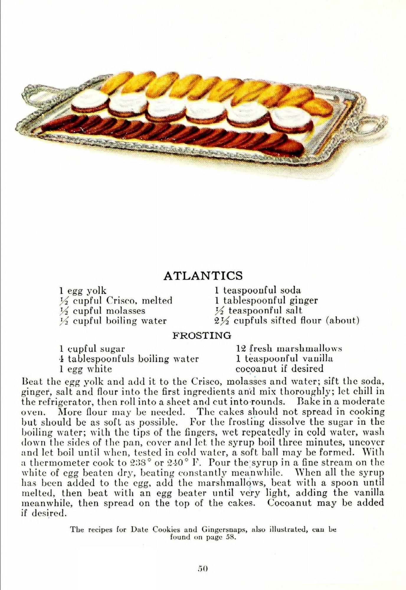 The Whys of Cooking 1919 Atlantics Canvas Art - (24 x 36)