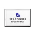thumbnail image 1 of The Wi-Fi Password Is: Go-Outside-&Play 5 x 7 UNFRAMED Print Family Wall Art, 1 of 3
