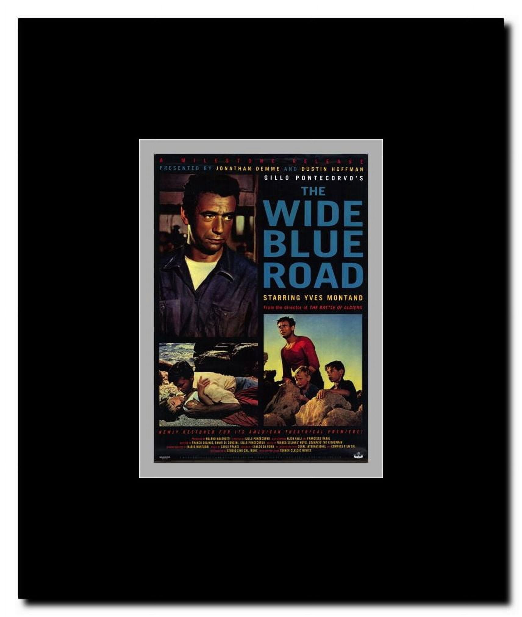 The Wide Blue Road Framed Movie Poster