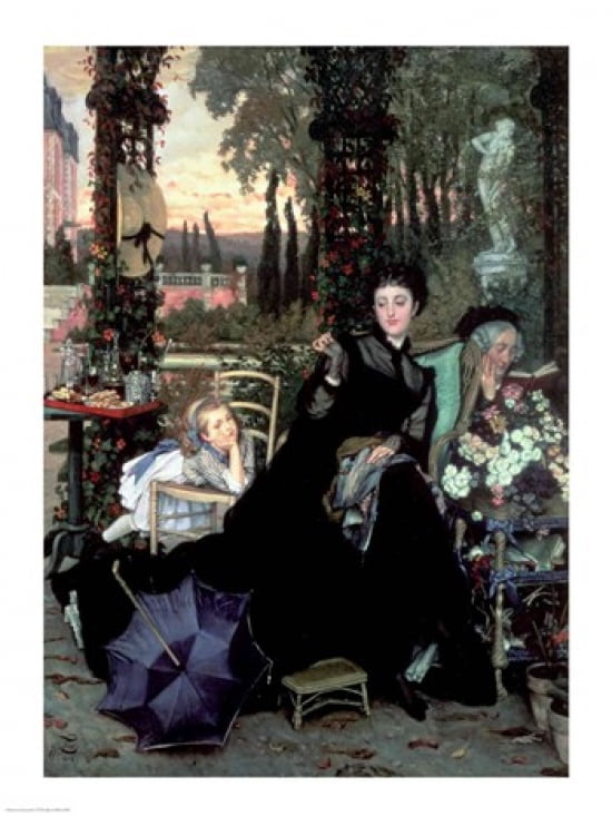 The Widow 1868 Canvas Art - James Jacques Joseph Tissot (18 x 24)