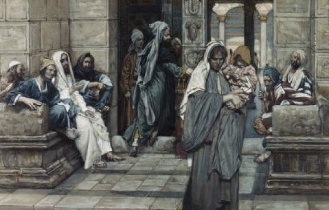 The Widows Mite James Tissot (1836-1902 French) Canvas Art - James Tissot (18 x 24)