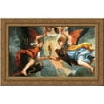 thumbnail image 1 of The Wife of Zebedee Interceding with Christ over her Sons [detail: 1] 24x18 Gold Ornate Wood Framed Canvas Art by Veronese, Paolo, 1 of 2