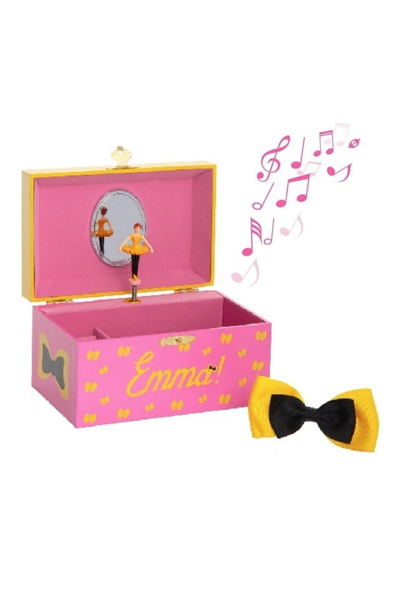 The Wiggles Emma Watkins Ballerina Musical Jewelry Box and Hairbow