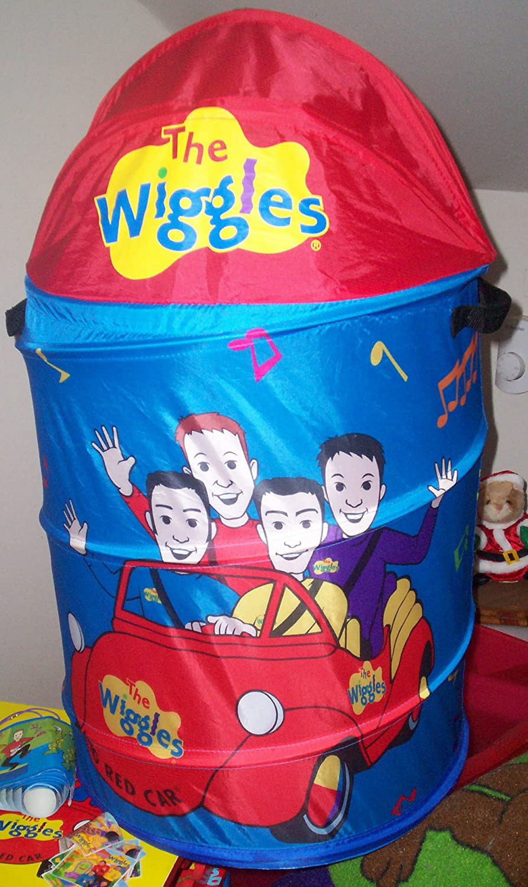 The Wiggles Pop Up Hamper Instant portable storage for toys, clothes
