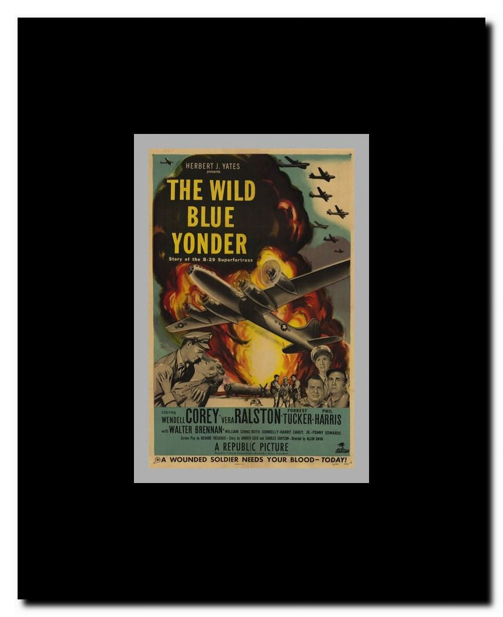 The Wild Blue Yonder Framed Movie Poster