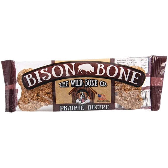 The Wild Bone Co. The Wild Bone Company Bison Bone Prairie Dog Treat - Pack of 4