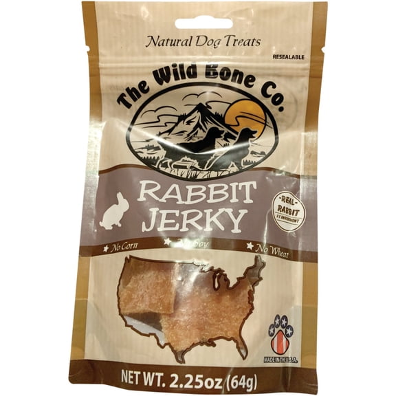 The Wild Bone Co. The Wild Bone Company Rabbit Jerky Dog Treat - Single Pack