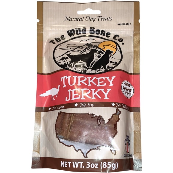 The Wild Bone Co. The Wild Bone Company Turkey Jerky Dog Treat - Single Pack