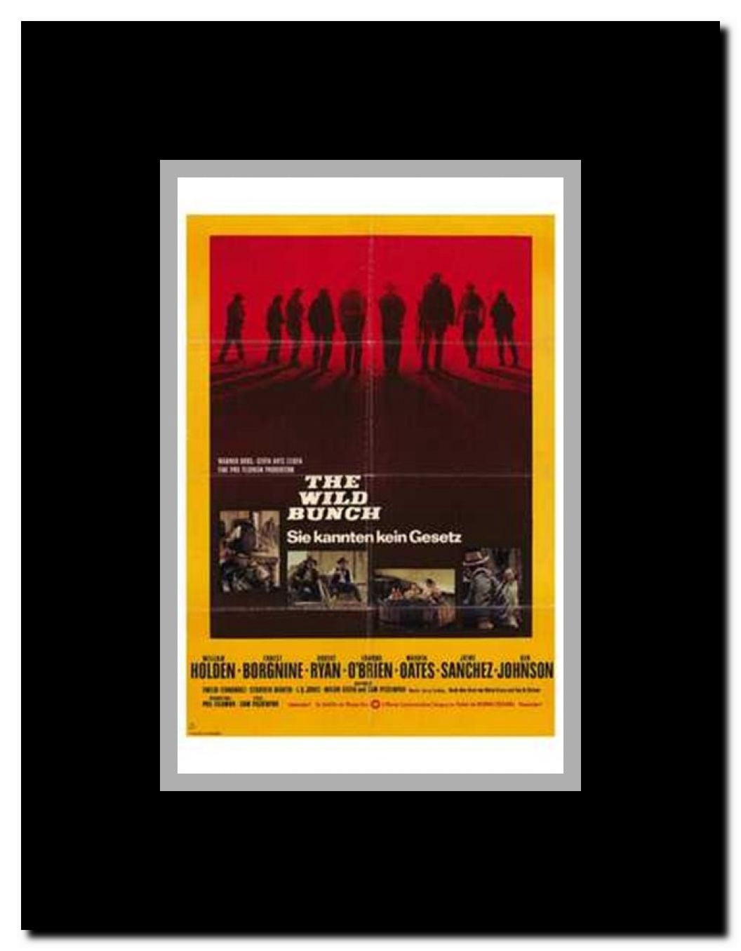 The Wild Bunch Framed Movie Poster