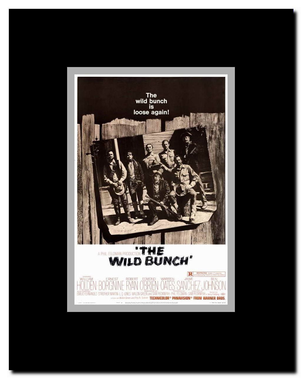 The Wild Bunch Framed Movie Poster