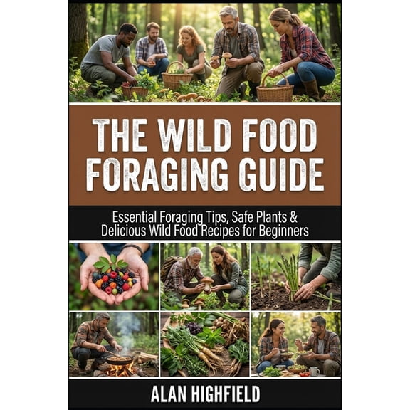 The Wild Food Foraging Guide: Essential Foraging Tips, Safe Plants & Delicious Wild Food Recipes for Beginners How To Id, (Paperback)