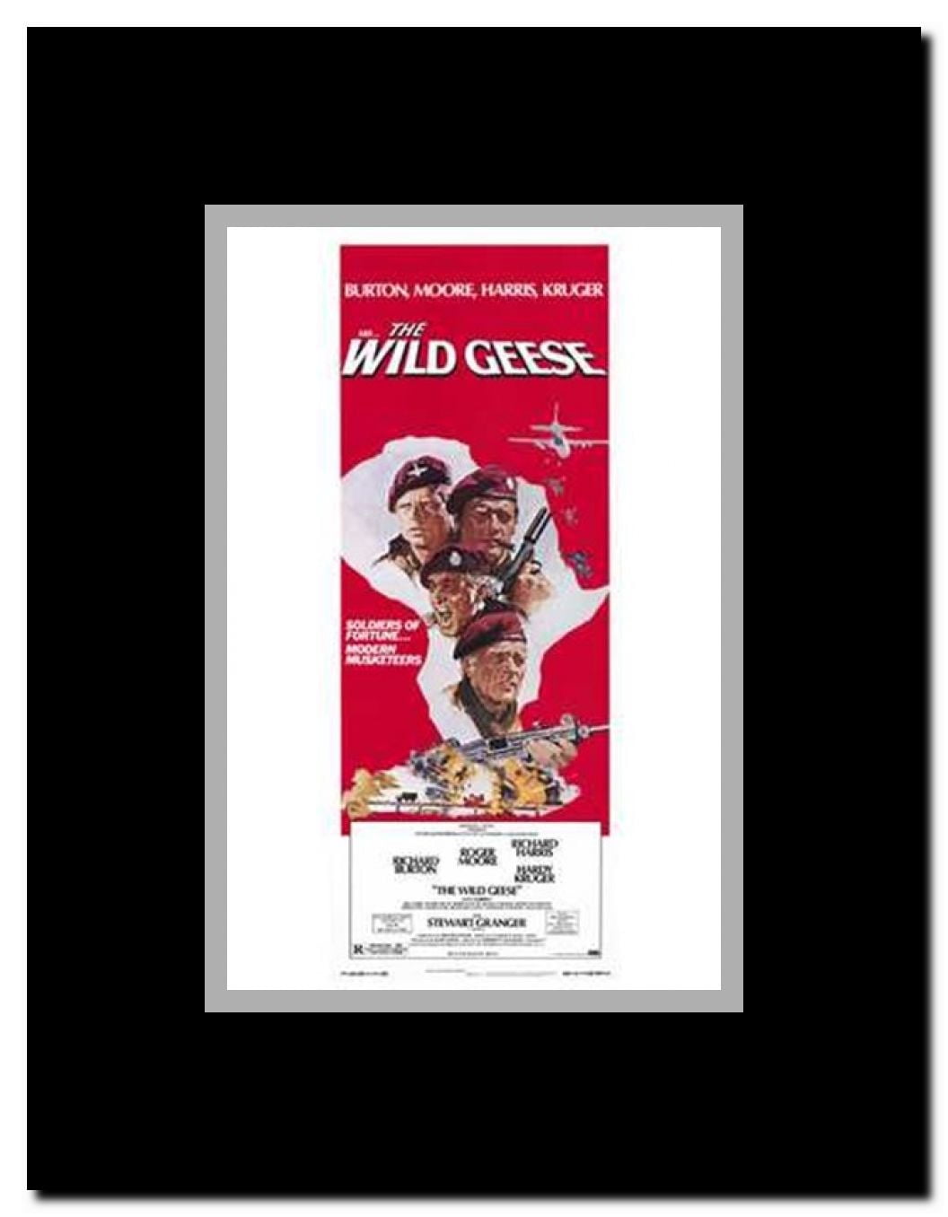 The Wild Geese Framed Movie Poster