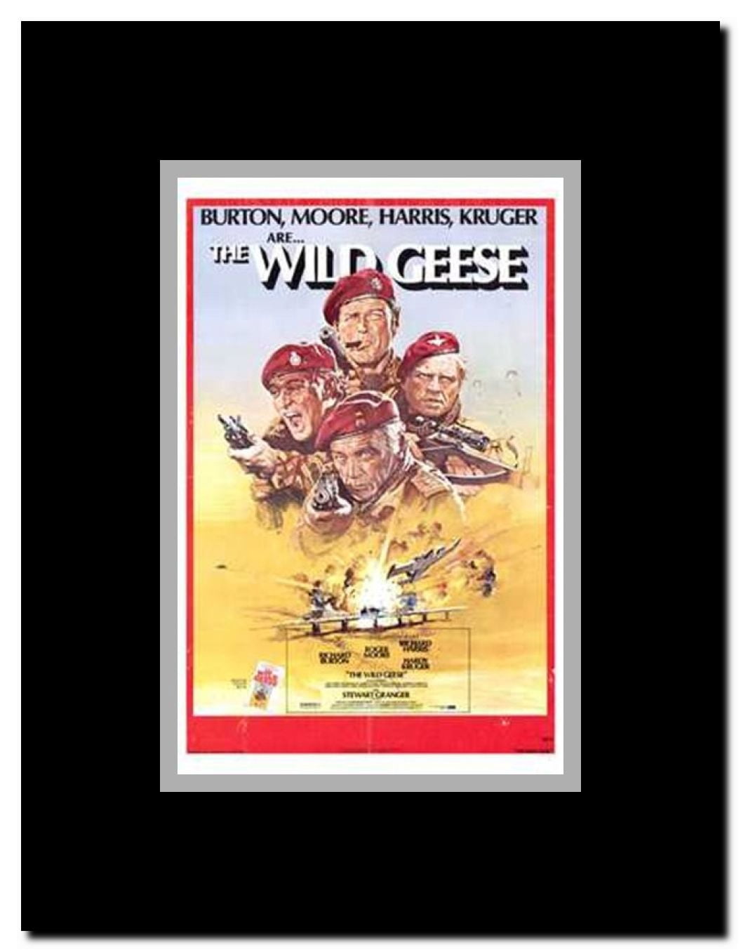 The Wild Geese Framed Movie Poster