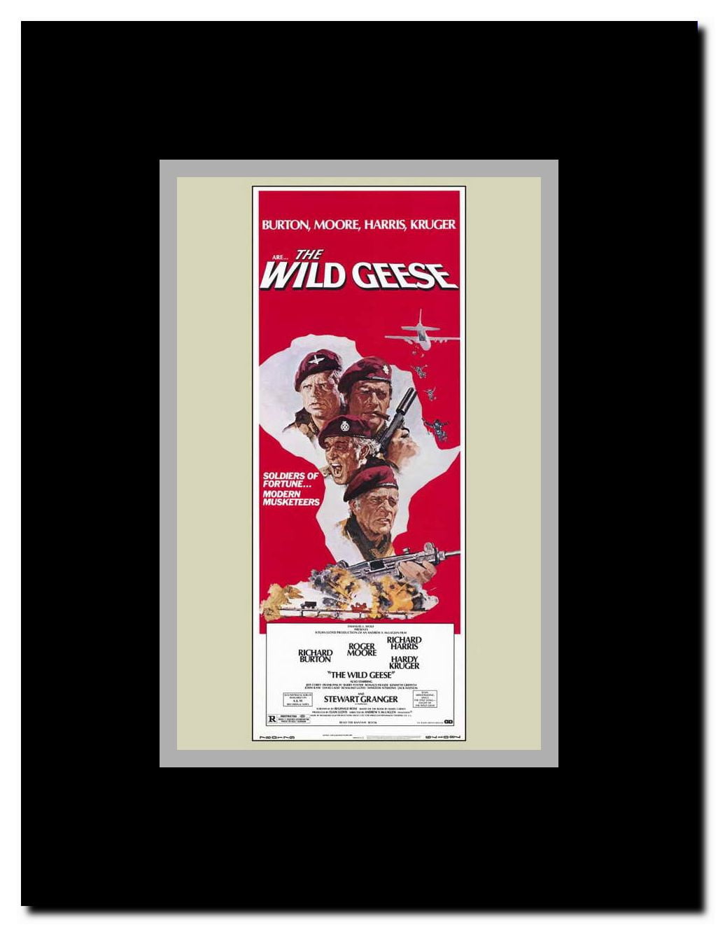 The Wild Geese Framed Movie Poster