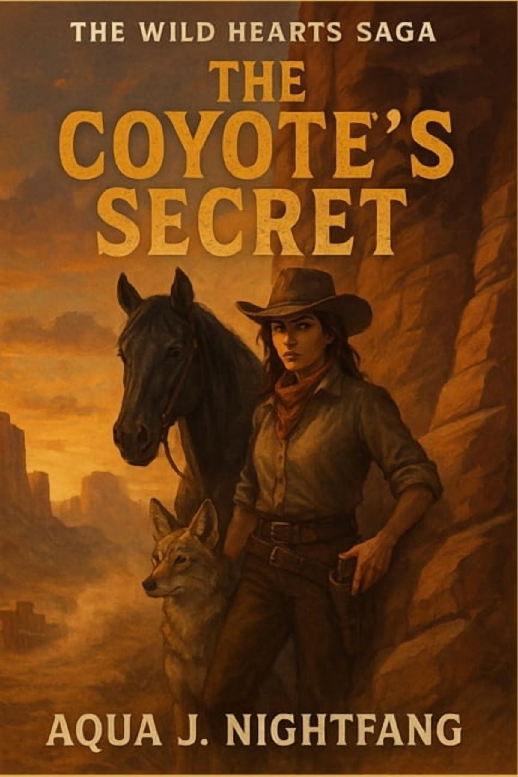 The Wild Hearts Saga The Coyote's Secret, Book 2, (Paperback)