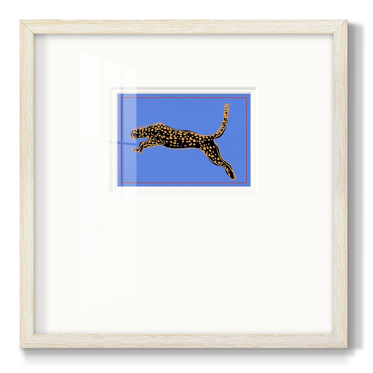 The Wild Leopard IPremium Framed Print