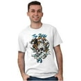 thumbnail image 1 of The Wild Life Skull Panther Tattoo Plus Size Crewneck Graphic Tee Shirt Brisco Brands 4X, 1 of 5