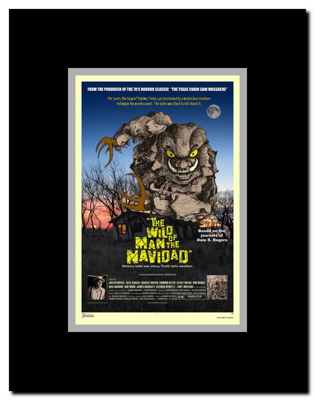 The Wild Man of the Navidad Framed Movie Poster