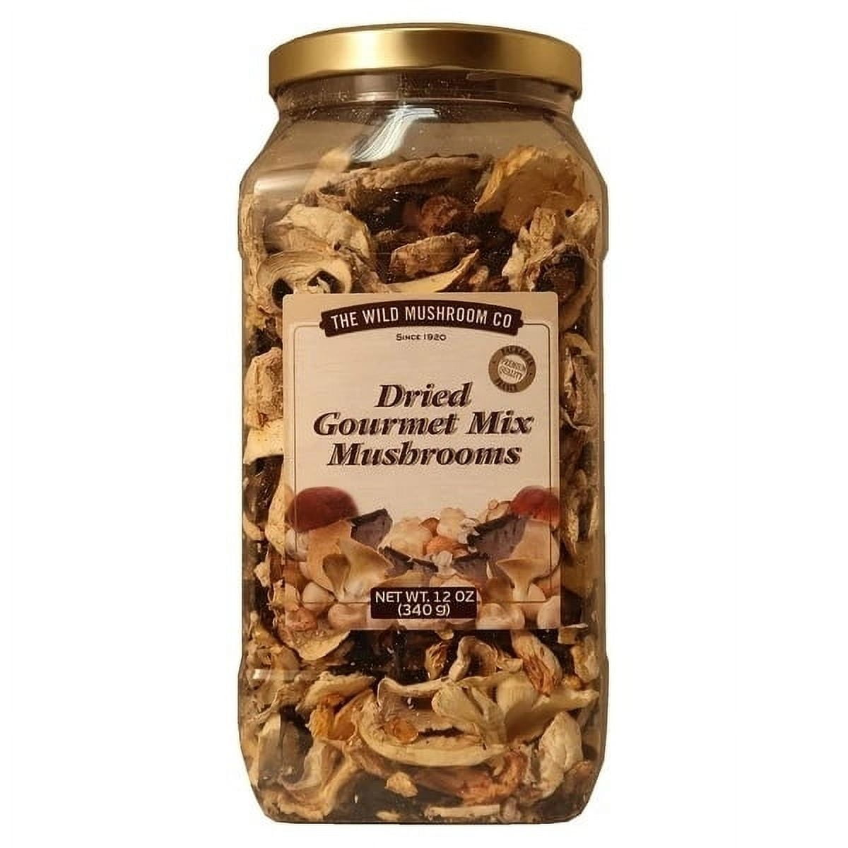 The Wild Mushroom Company Dried Gourmet Mix Mushrooms, 12 Ounce
