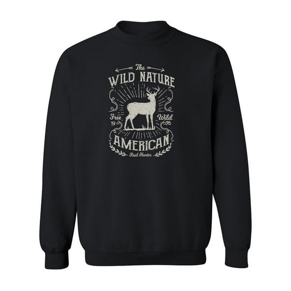 The Wild Nature Sweatshirt Men -Image by Shutterstock, Male Medium