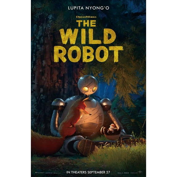 The Wild Robot 2024 Movie Posters for Boys & Girls Decor Wall Art Poster 16x24inch (40x60cm), Unframed