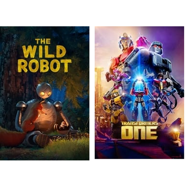The Wild Robot (2024) & Transformers One (2024) 2 Movie collation