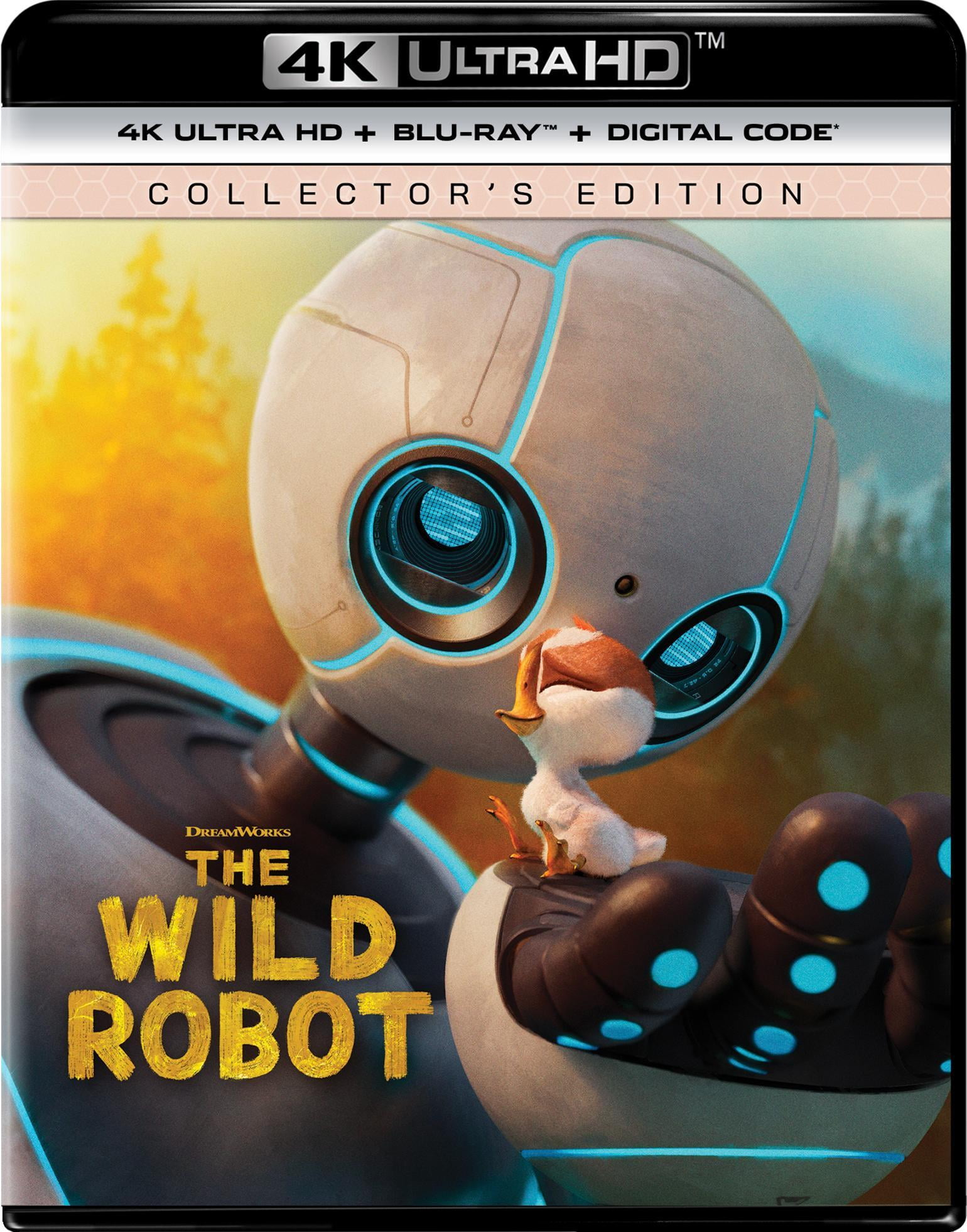 The Wild Robot (4K Ultra HD + Blu-ray + Digital Copy), Family, DreamWorks