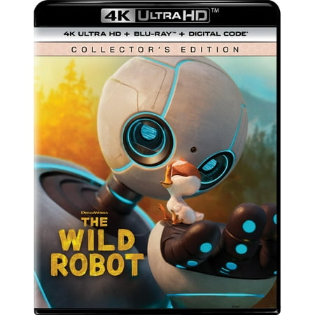 The Wild Robot (4K Ultra HD + Blu-ray + Digital Copy), Family, DreamWorks