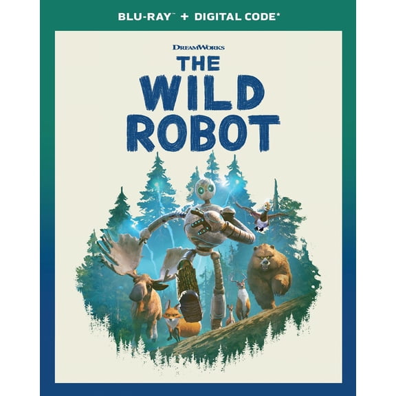(Open Box) The Wild Robot (Blu-ray + Digital Copy), Family, DreamWorks