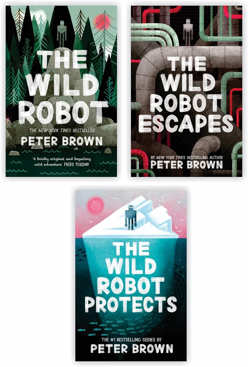 The Wild Robot By Peter Brown 3 Books Collection set - Walmart.com