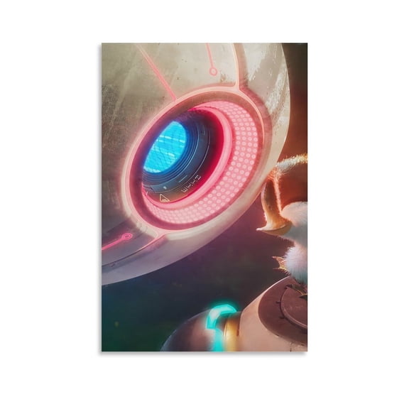 The Wild Robot Movie Poster (1) Picture Print Wall Art Poster Painting Canvas Posters Artworks Gift Room Aesthetic 16x24inch(40x60cm)