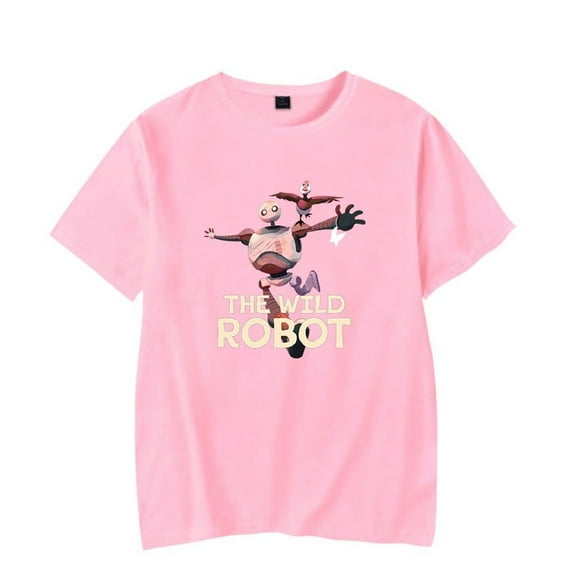 The Wild Robot T-shirt Merch Men's And Women's Casual Short Sleeves Fun Printed T-shirt Tops