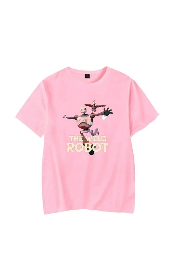The Wild Robot T-shirt Merch Men's And Women's Casual Short Sleeves Fun Printed T-shirt Tops