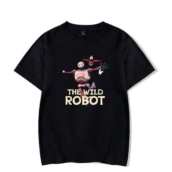 The Wild Robot T-shirt Merch Men's And Women's Casual Short Sleeves Fun Printed T-shirt Tops