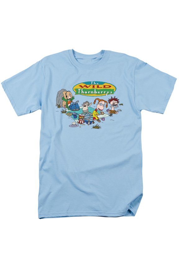 The Wild Thornberrys Eliza, Darwin, Donny And Debbie Adult Unisex T-Shirt Blue