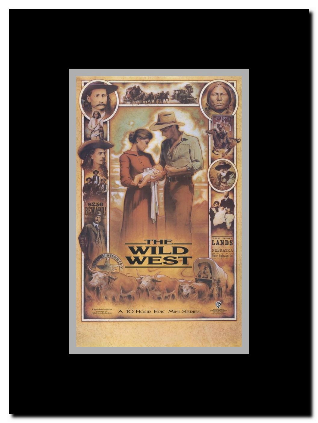 The Wild West (TV) Framed Movie Poster