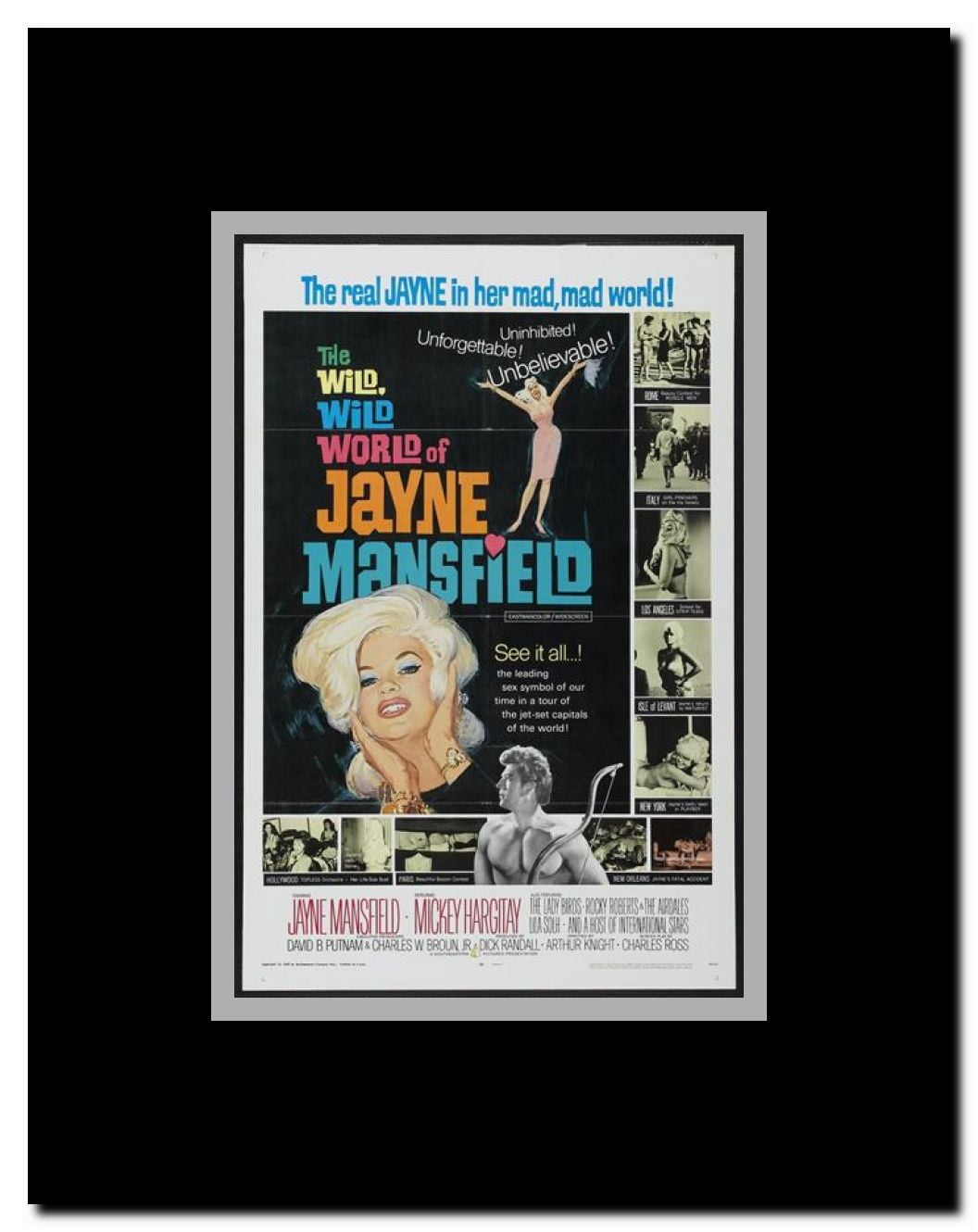 The Wild Wild World of Jayne Mansfield Framed Movie Poster