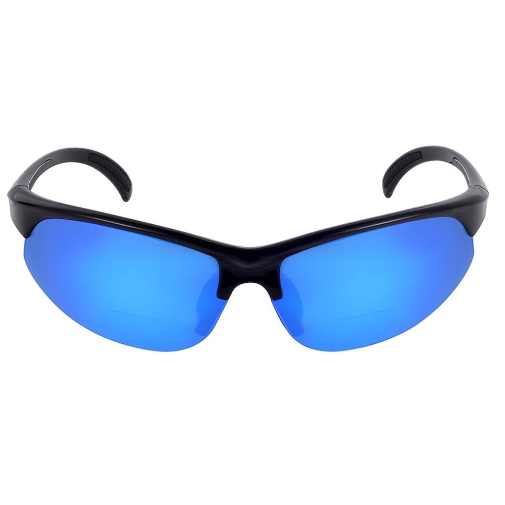 "The Wind Breaker" Sport Wrap Polarized Bifocal Sunglasses - Outdoor Reading Glasses for Men and Women