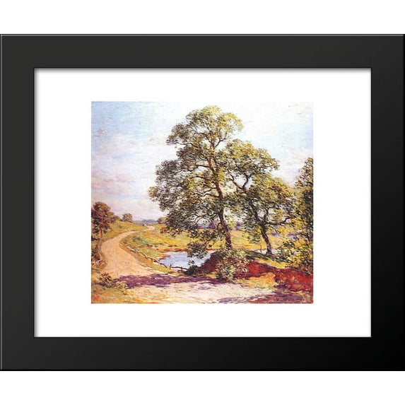 The Winding Road 20x24 Framed Art Print by Metcalf, Willard