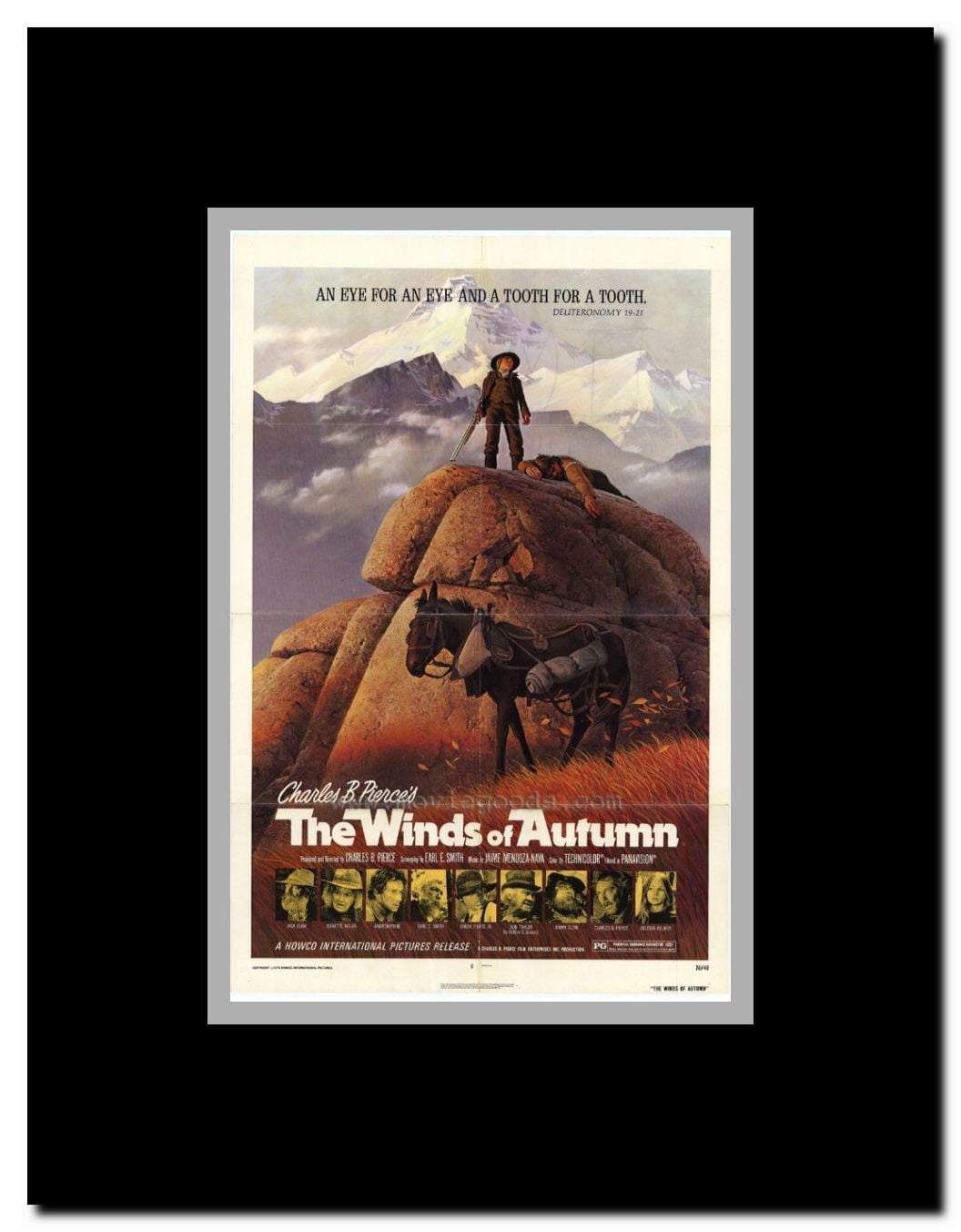 The Winds of Fire Framed Movie Poster