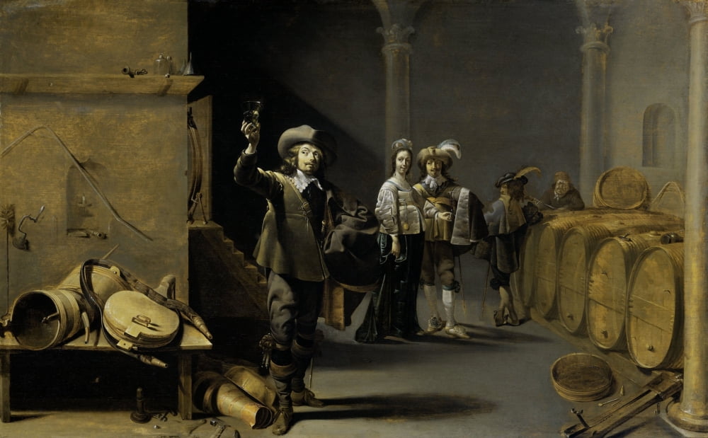 The Wine Connoisseurs Canvas Art - (24 x 18)