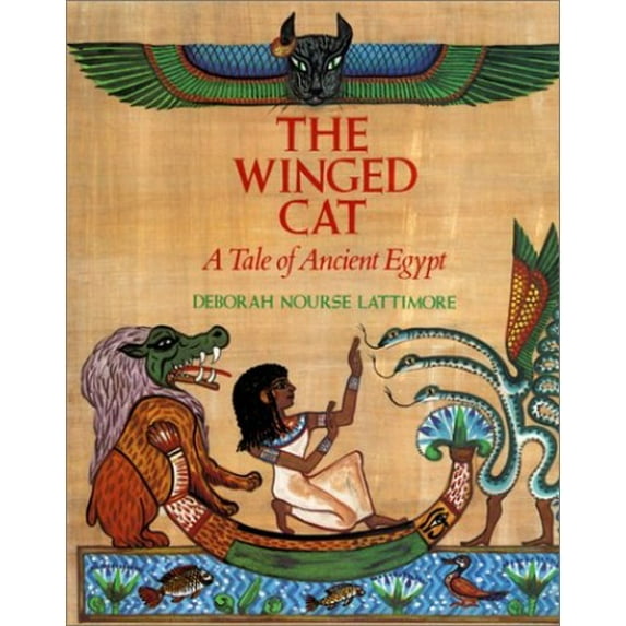 Pre-Owned The Winged Cat: A Tale of Ancient Egypt (Hardcover) 0060236353 9780060236359
