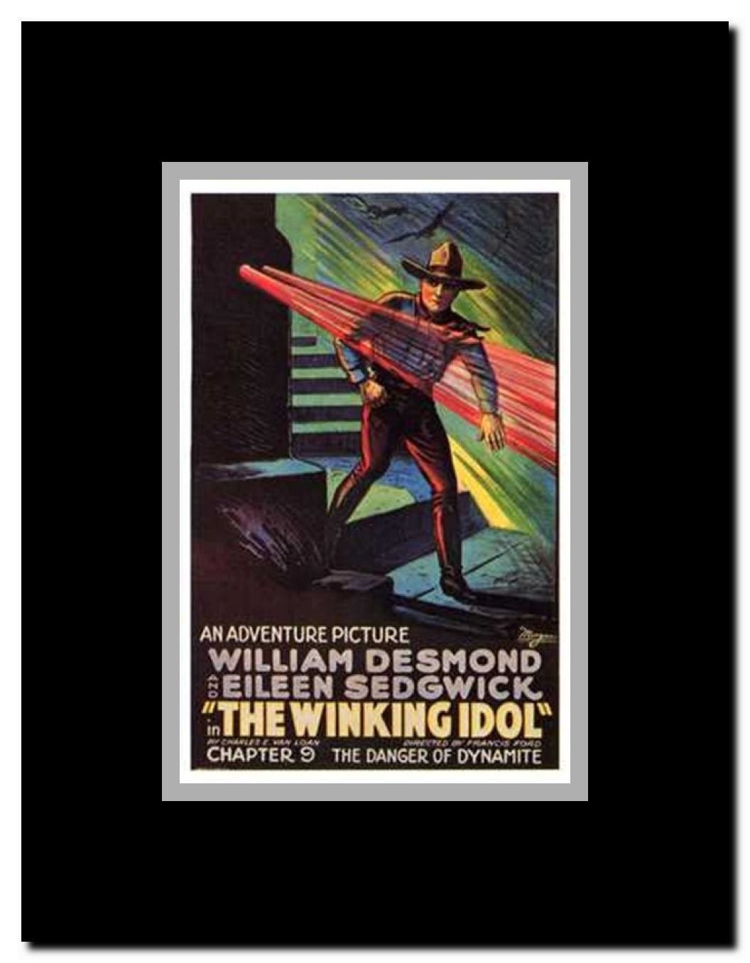 The Winking Idol Framed Movie Poster